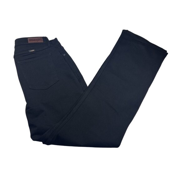 Wrangler Flare Jeans Women's Size 10 X 32 Black High-Rise Stretch Fit Denim NEW - Picture 1 of 7